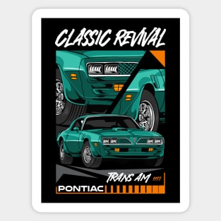 Retro Trans Am Car Sticker